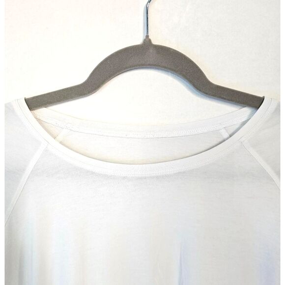 Lululemon Women’s Slim Fit Long Sleeve Top | Everyday Yoga Layer White Size 8 - Picture 3 of 4